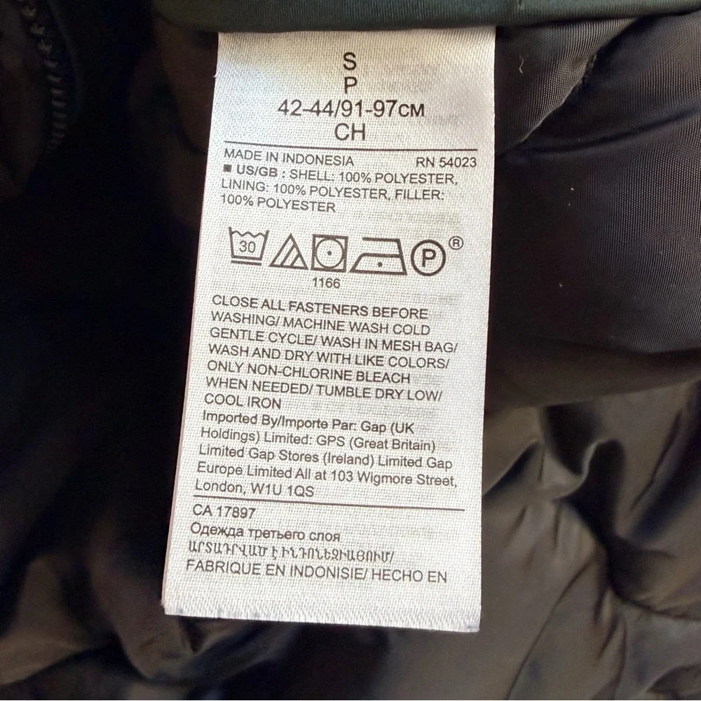 Banana Republic Quilted Outerwear in Dark Green | S